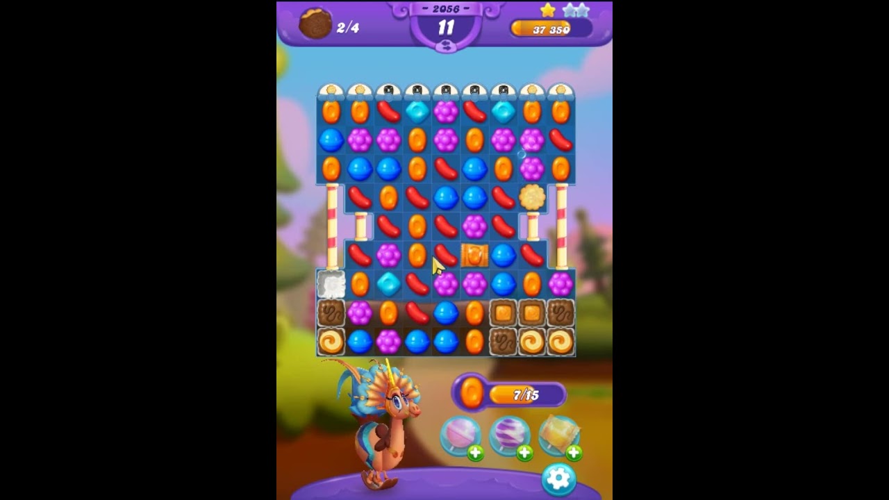 Candy Crush Friends Saga Level  2056 - 3 Stars , 24 Moves Completed