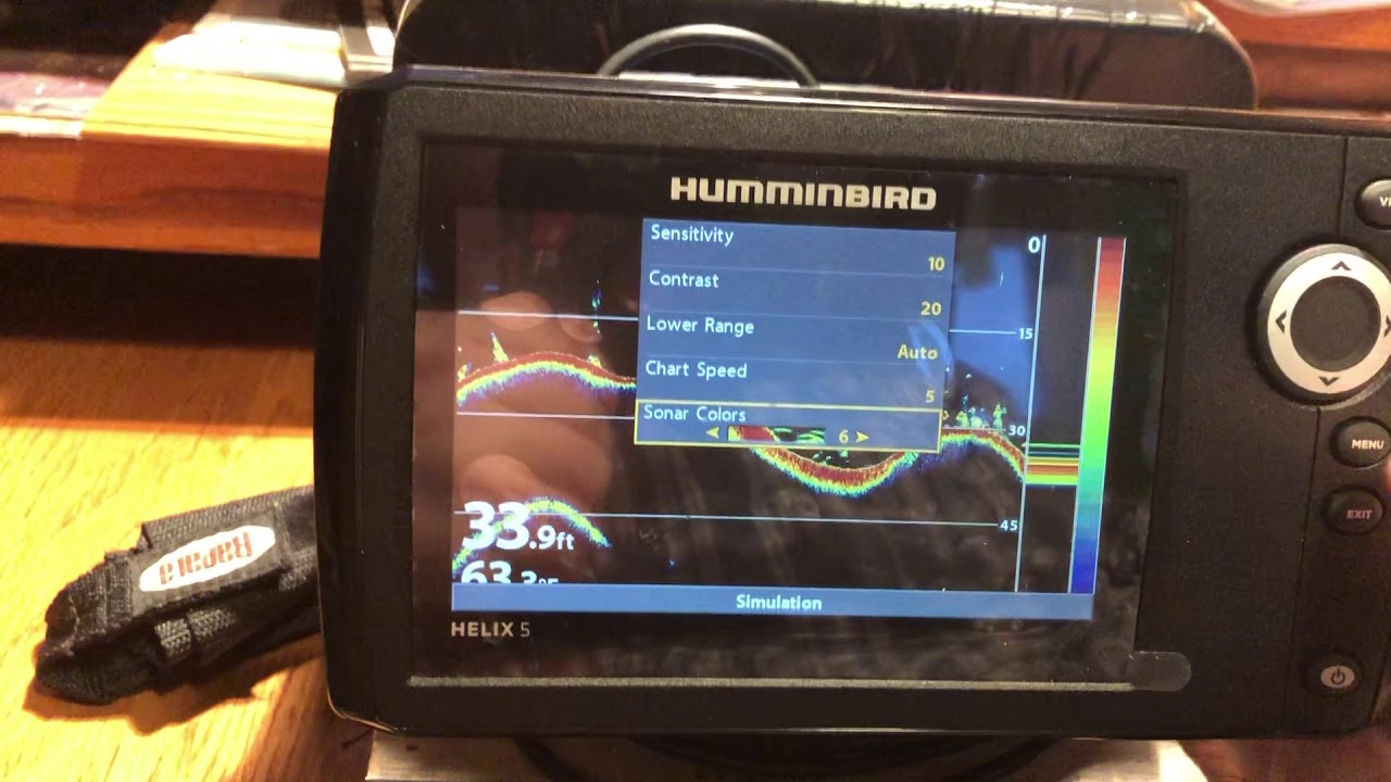 How I Setup A Humminbird Helix 5 For The Boat