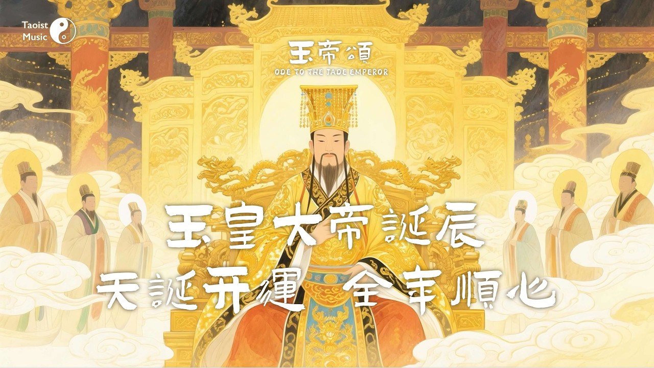 正月初九，玉皇大帝誕辰，天誕開運！聽誦「玉帝頌」即消業！永沐恩波、全年順心！Taoist the 