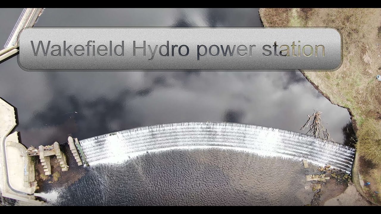 Southern Washlands featuring Kirkthorpe Hydro power station in 4k
