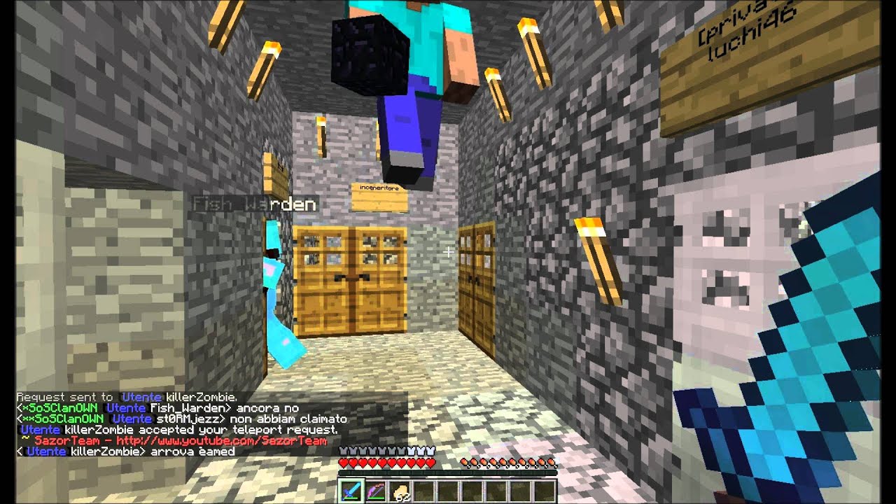 **PvP** Villager Il N00B Slogga In PvP Con AntiRelog