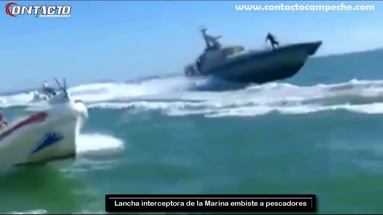 Lancha interceptora Polaris II  persigue a Pescadores ilegales.