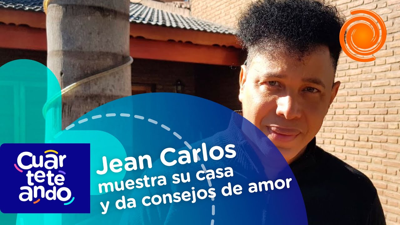 Jean Carlos mostró su casa, dio consejos de amor y contó por qué nunca se iría de Argentina