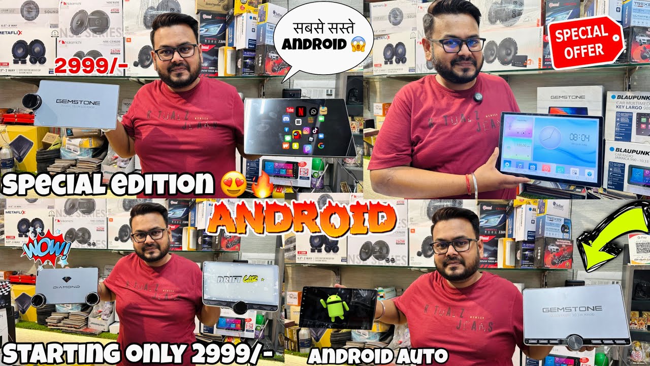 Cheap & Best Android stereo for all cars😱 with Apple carplay & Android auto cheapest Android Stereo✅