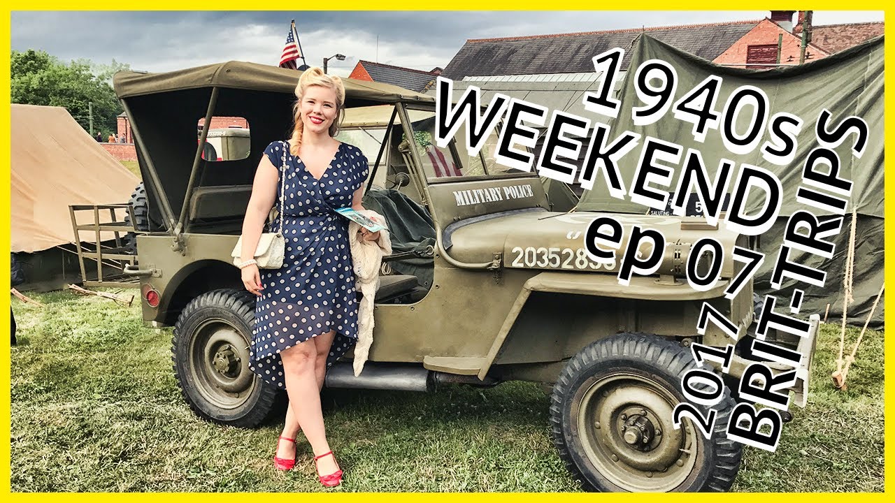 Black Country Living Museum 1940s evening 2017 : BRIT-TRIPS Ep 07