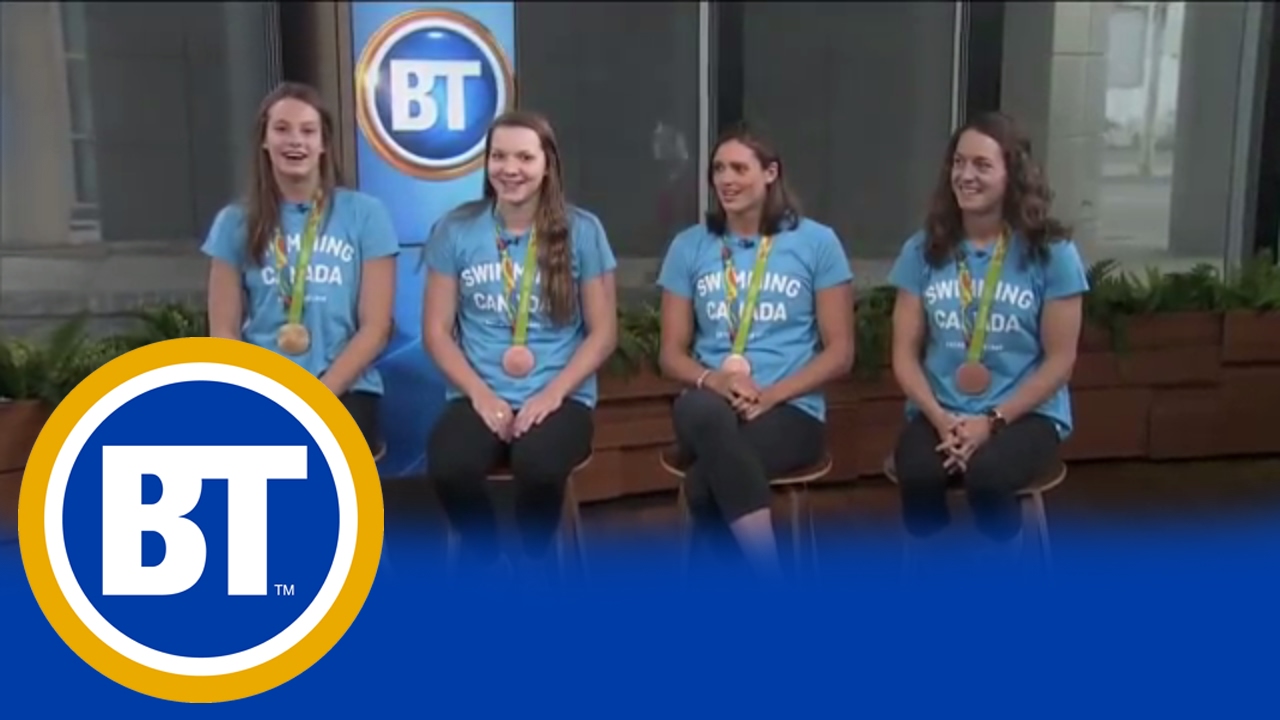 Penny Oleksiak and Women’s Relay Swim Team