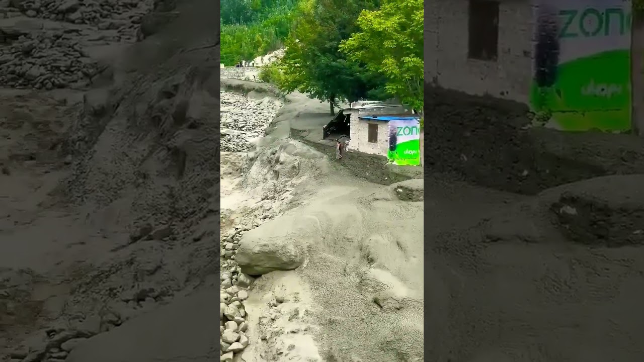 "Dangerous Flood | Glacier Power & Village Life🏔️😱"