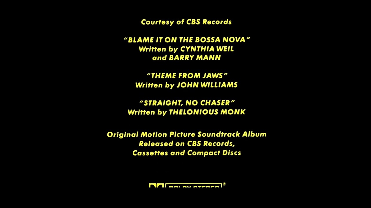 Caddyshack II (1988) End Credits Part 2/2