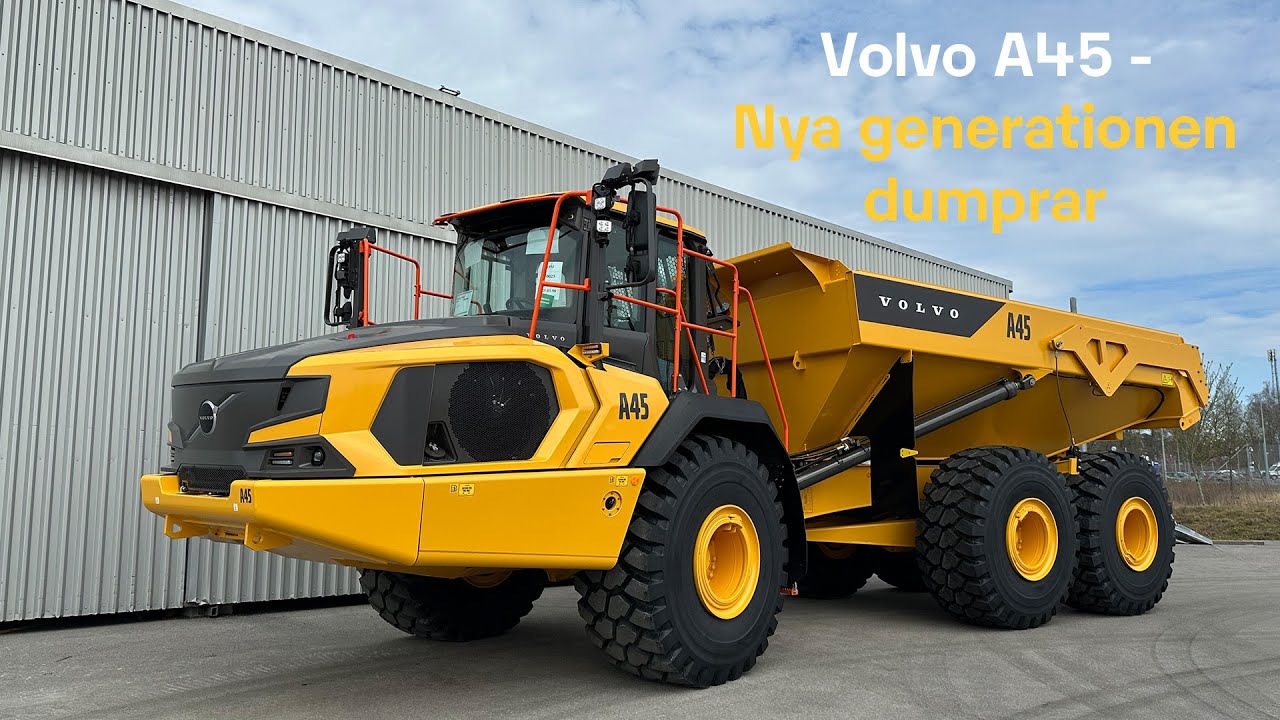 Volvo A45 - presentation av Volvos nya dumper
