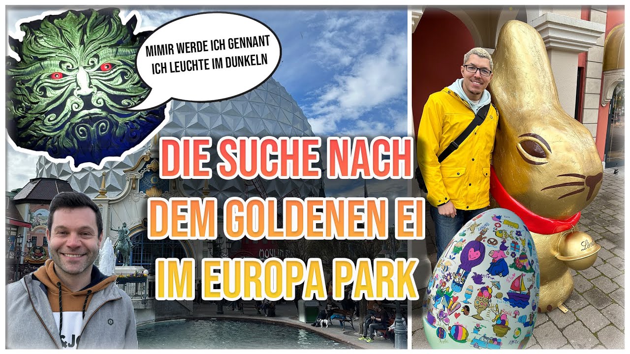 Wir machen uns auf die Eier suche im Europa Park.
