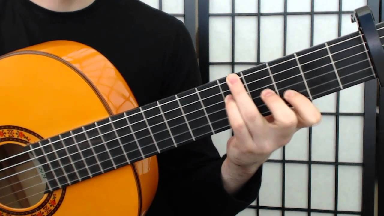 Vicente Amigo --- ROMA (guitar tutorial) (newer version)
