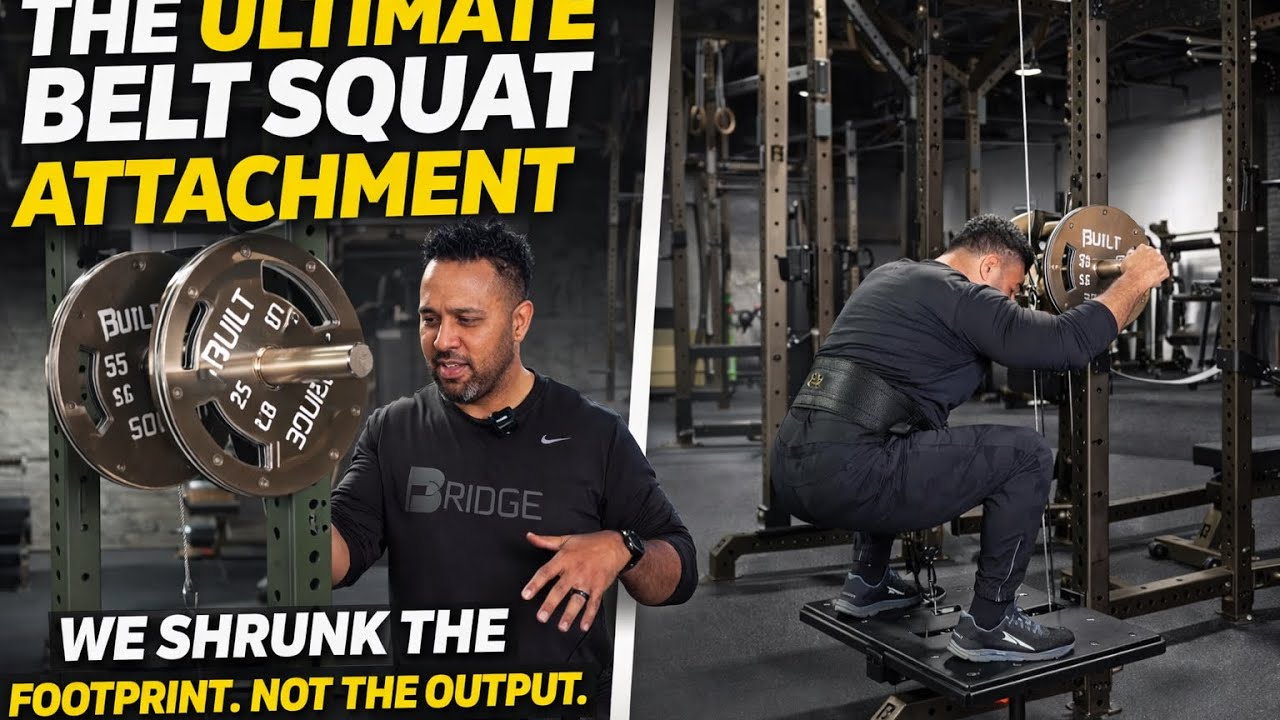 🛠️ The Ultimate Belt Squat Attachment | We Shrunk the Footprint. Not the Output.
