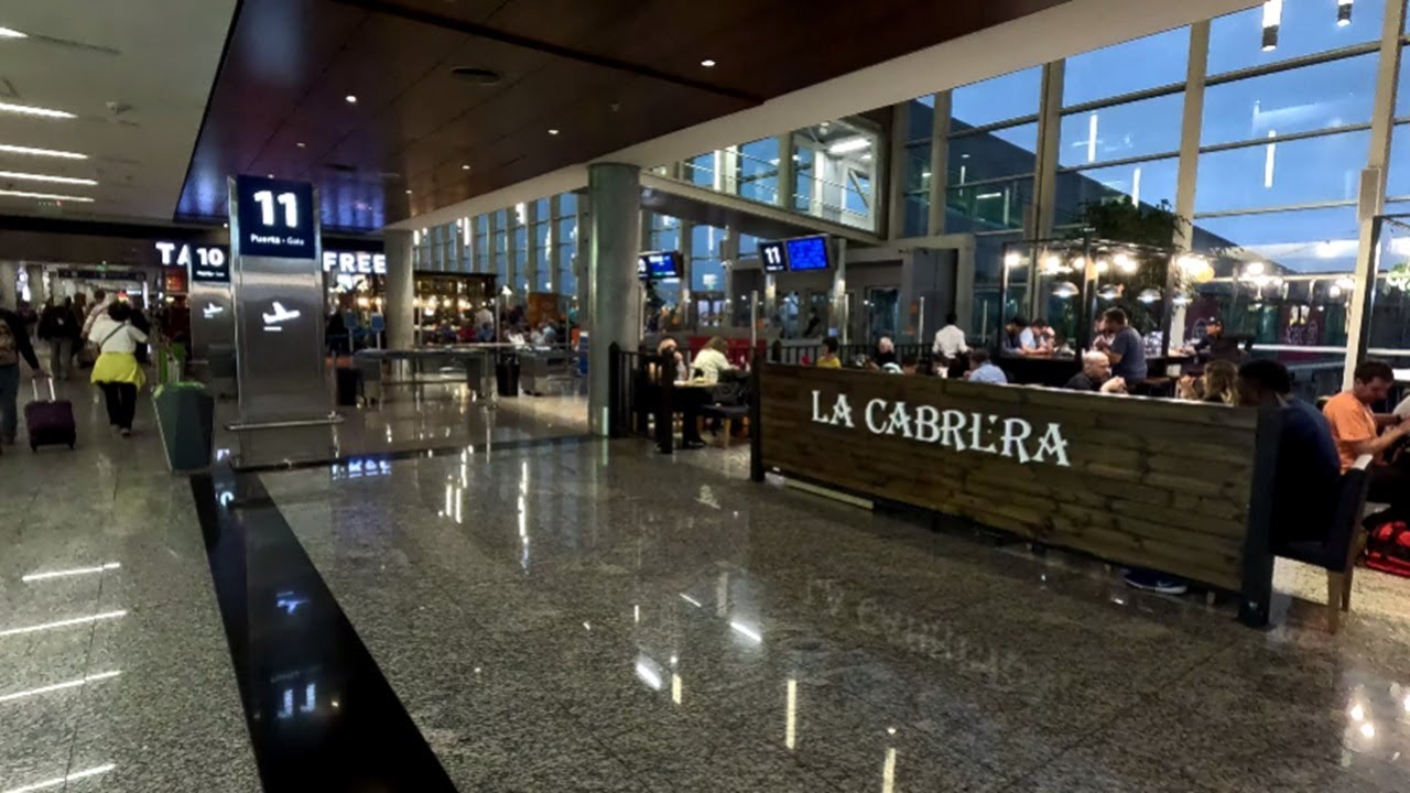 ⁴ᴷ⁶⁰ Walking Buenos Aires Ezeiza International Airport departures terminal