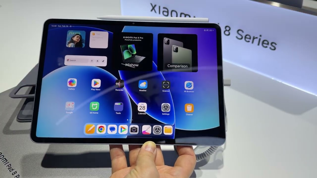 Xiaomi Pad 8 Pro at MWC 2026 &ndash; Snapdragon 8 Elite and 144Hz display