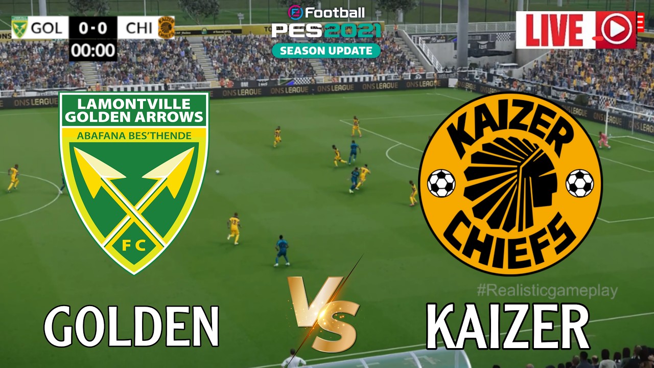 🔴Прямой эфир: Kaizer Chiefs против Golden Arrows | Betway 2026 | Симуляция сегодняшнего матча