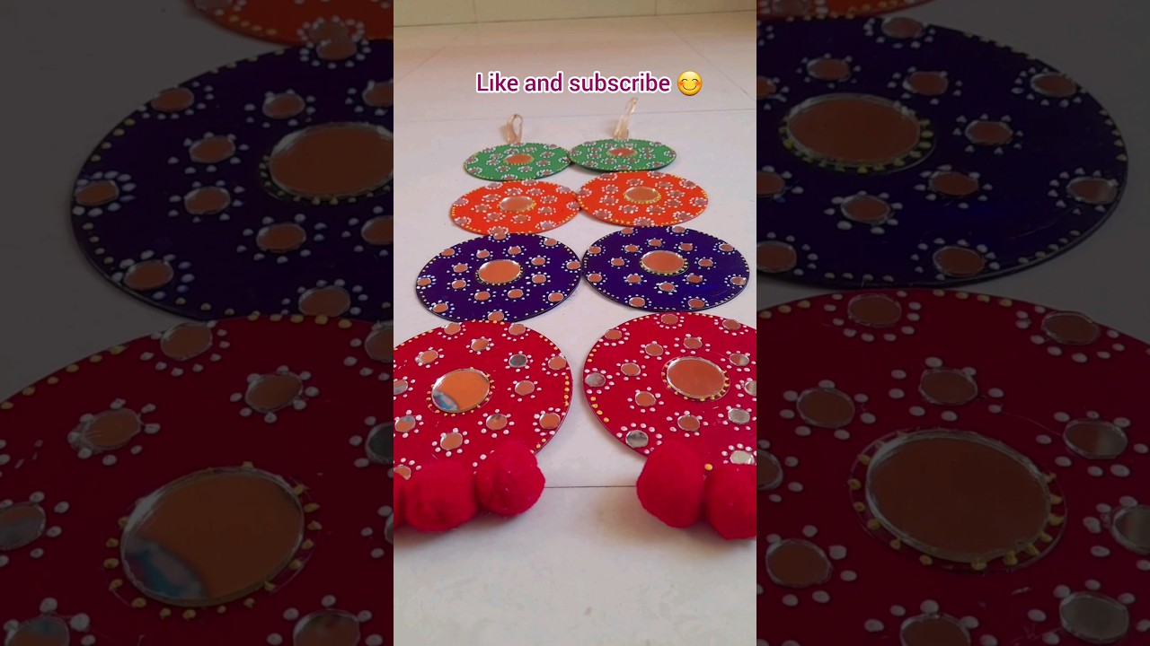 waste CD craft decor idea 😍😍😍😍#shortvideo #shots #diy #reels