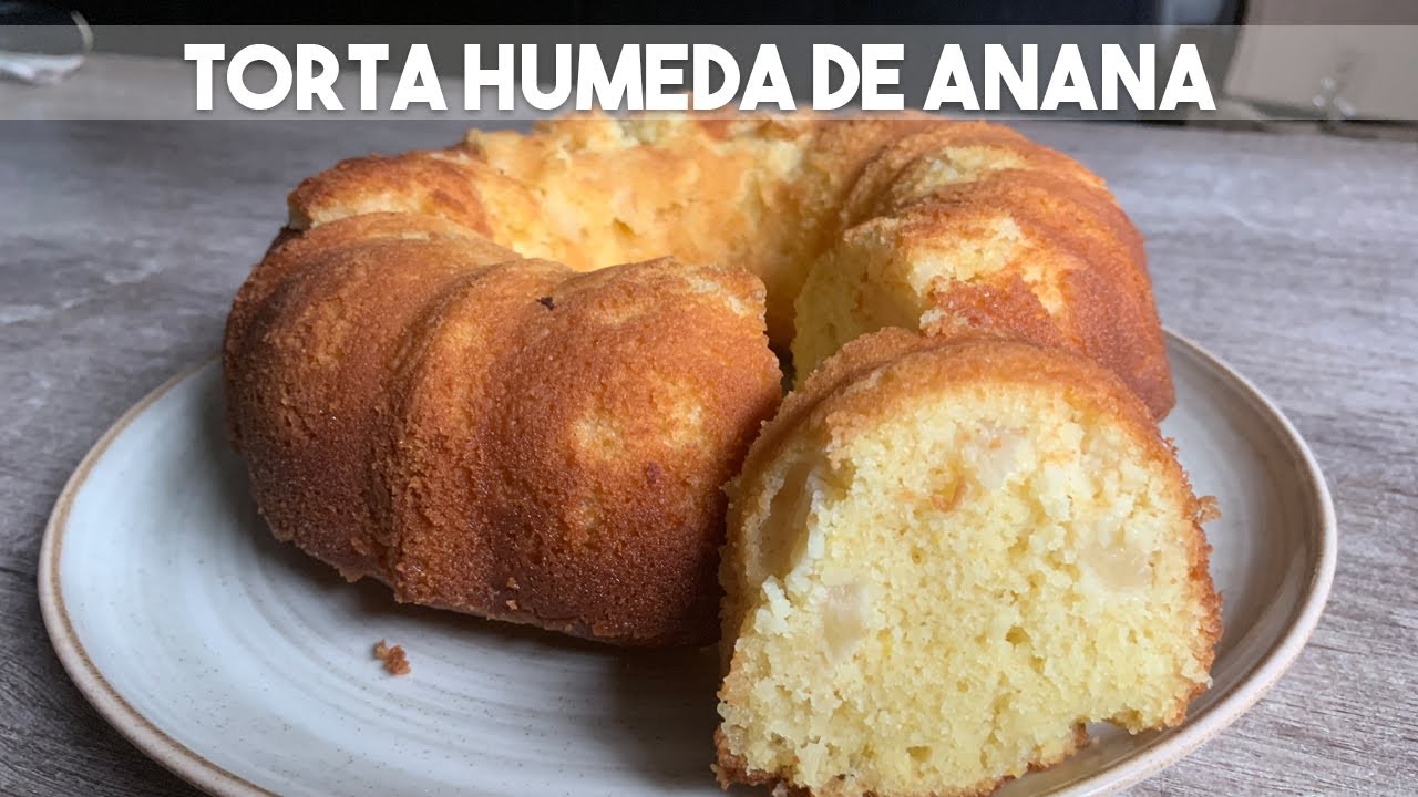 TORTA HUMEDA DE ANANA ¡JUGOSA Y ESPECTACULAR!