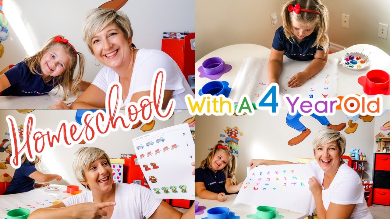 HOMESCHOOL WITH A 4 YEAR OLD | Preschool Activities | Homeschool Mom Routine | Living Her Best Life