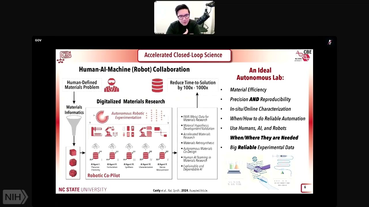 Milad Abolhasani: Human-AI-Robot Collaboration to Accelerate Materials and Molecular Discovery