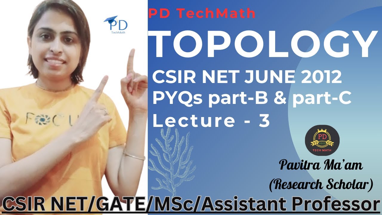 TOPOLOGY CSIR NET June 2012 Complete solution #pdtechmath #csirnetmaths #gate