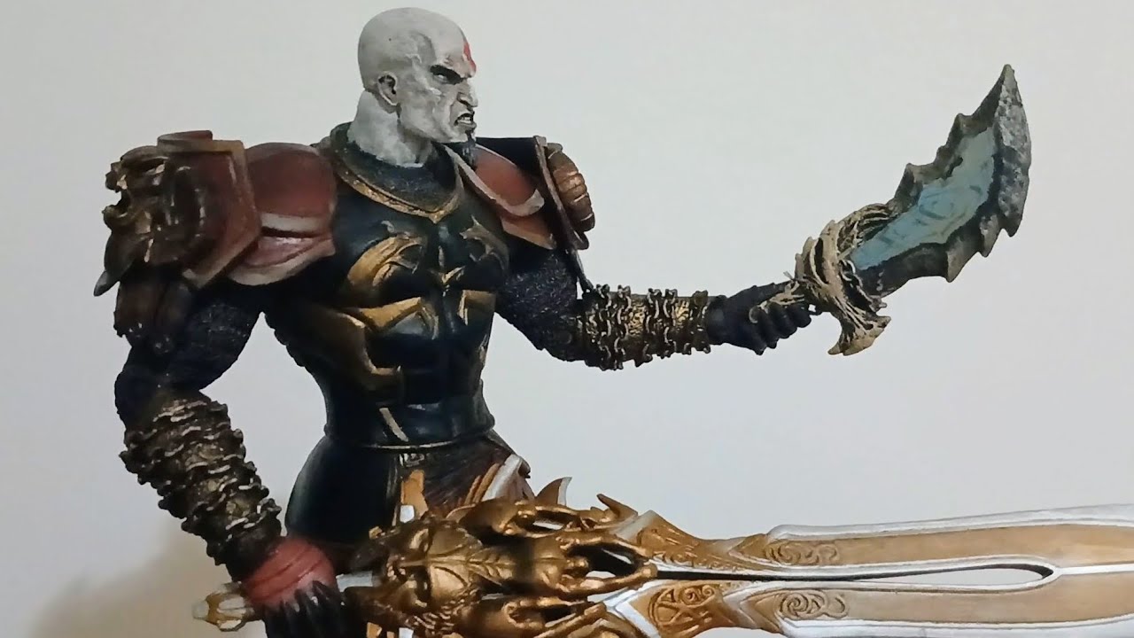 God of War 2 Action Figure Kratos With Ares Armor By NECA Review