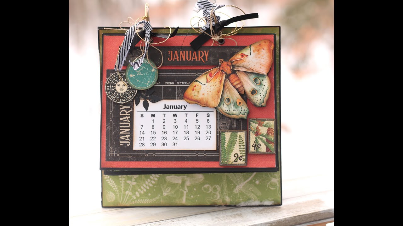 Graphic 45 - Desk Calendar with Life is Abundant Collection