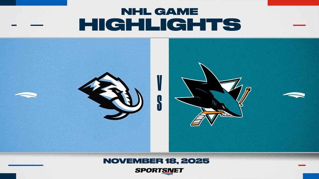 NHL Highlights | Utah Mammoth vs. San Jose Sharks - November 18, 2025