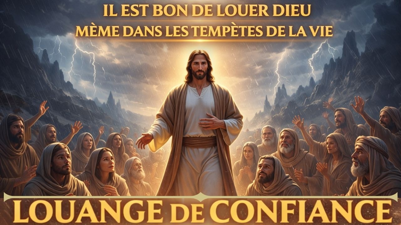 Il Est Bon de Louer Dieu Même Dans Les Tempêtes de La Vie  Louange de Confiance