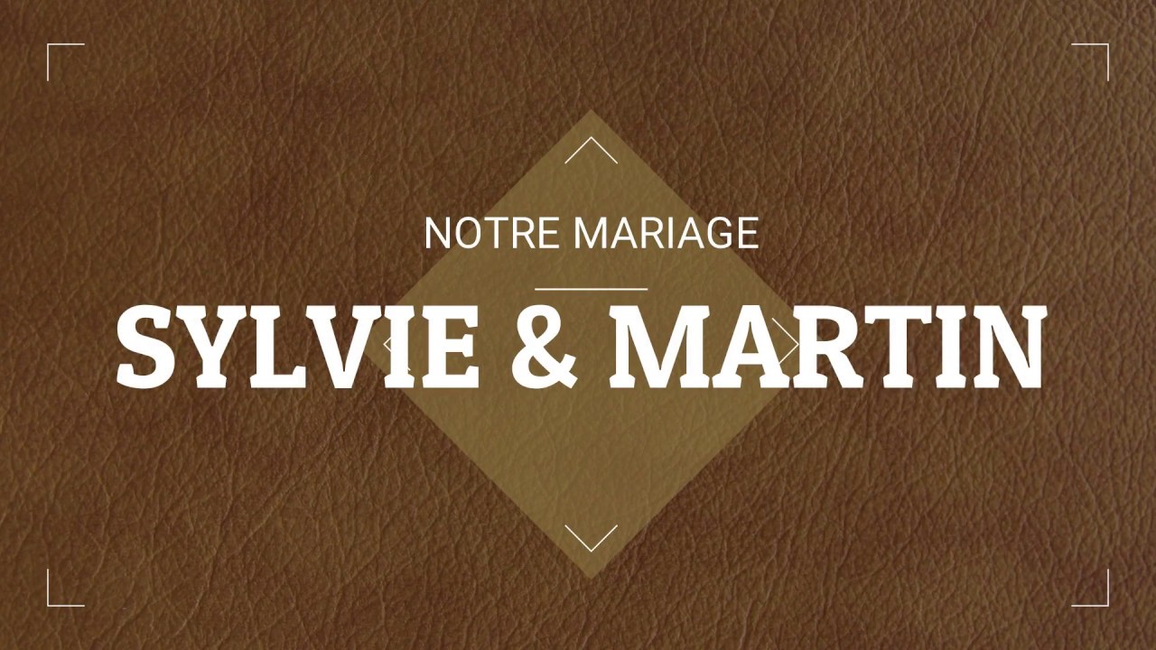 Montage mariage de mes parents.