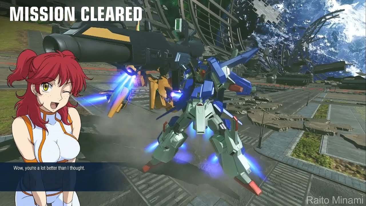 PS4 GUNDAM VERSUS - ULTIMATE BATTLE: HARD SURVIVAL 50 waves -Solo (Full Armor ZZ Gundam) アルティメットバトル