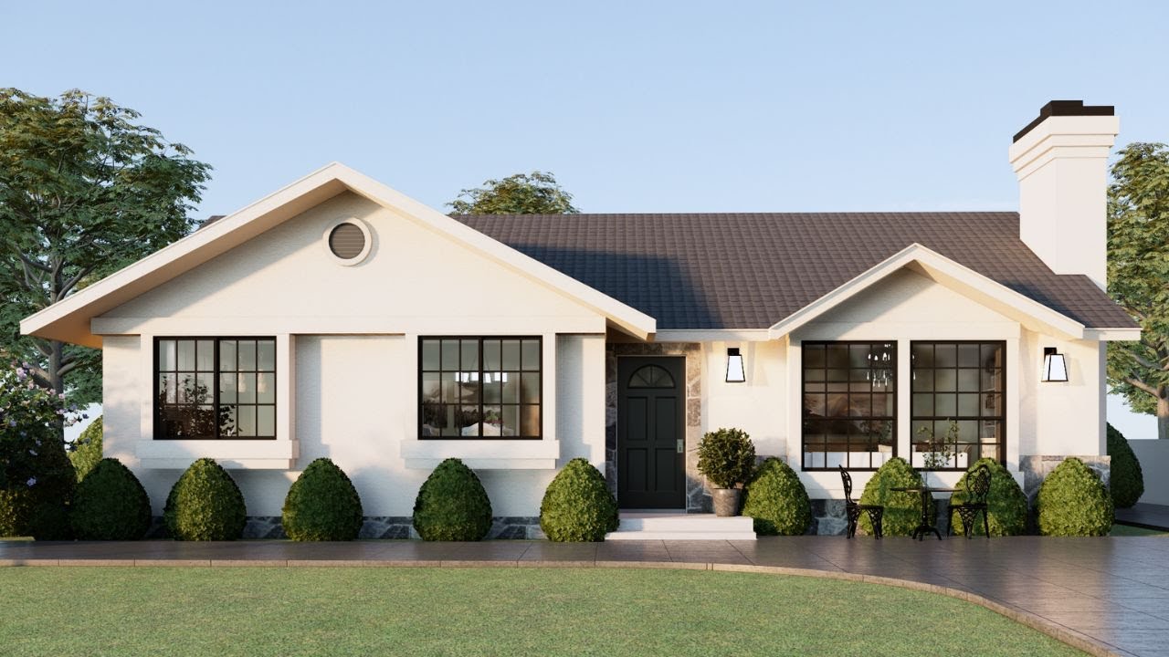 39'x29' (12x9m)  Explore Cozy &  Elegant 3-Bedroom Cottage House