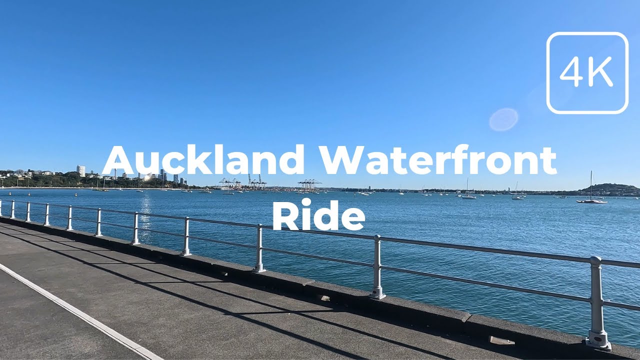 A Bike Ride to Auckland CBD - New Zealand ASMR