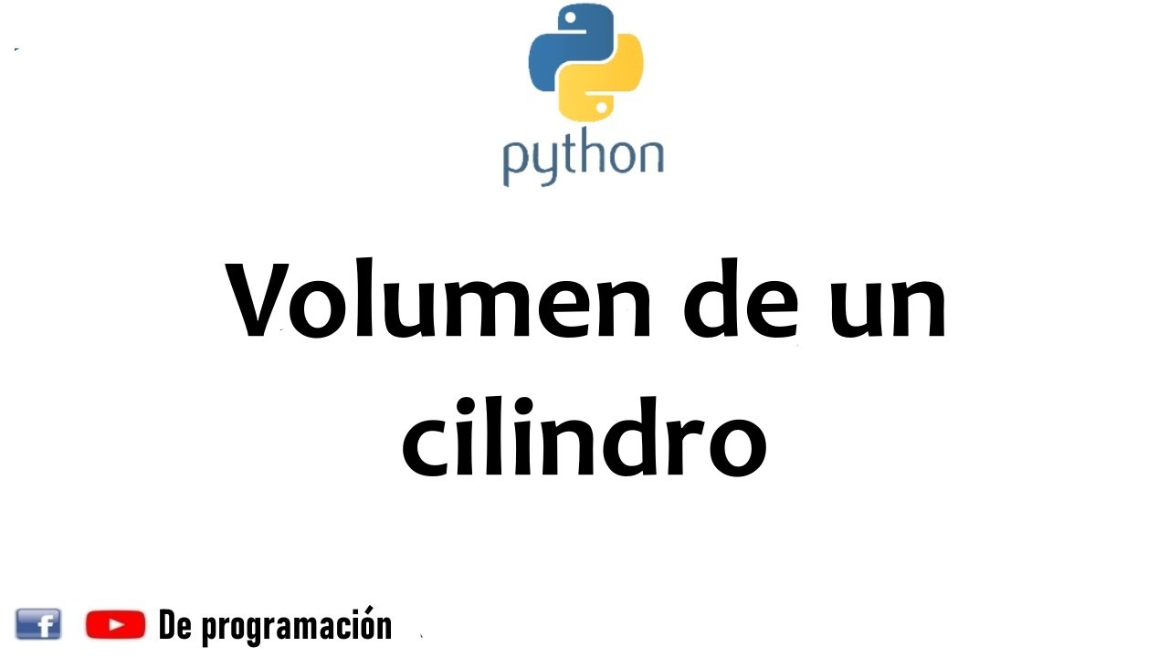 5. Aprendiendo Python || Ejercicio volumen de un cilindro