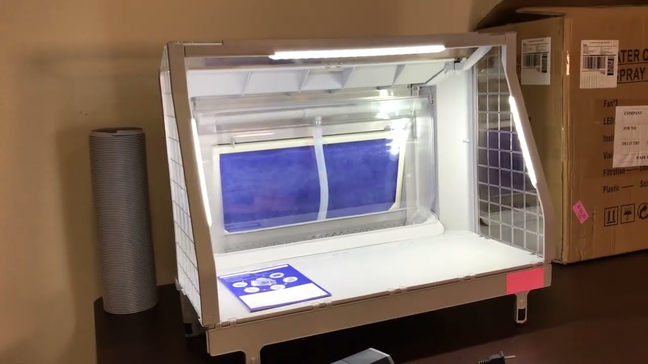 Review - ES 600 Waterfall Airbrush Spray Booth