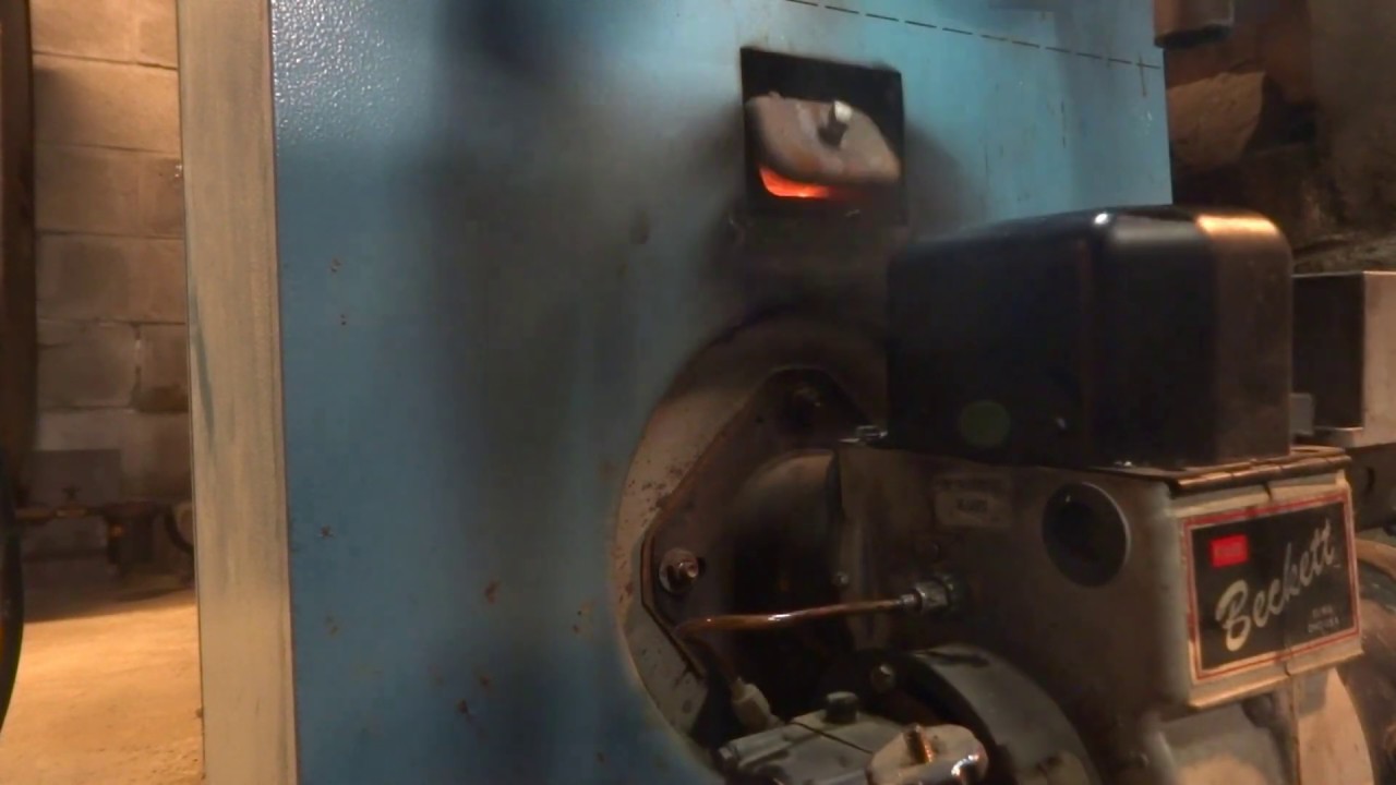 oil burner making black soot