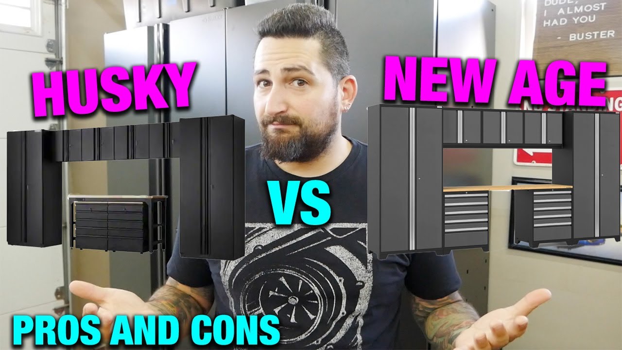 Гаражные шкафы Husky Heavy Duty против New Age Pro. Что выбрать? Обзор