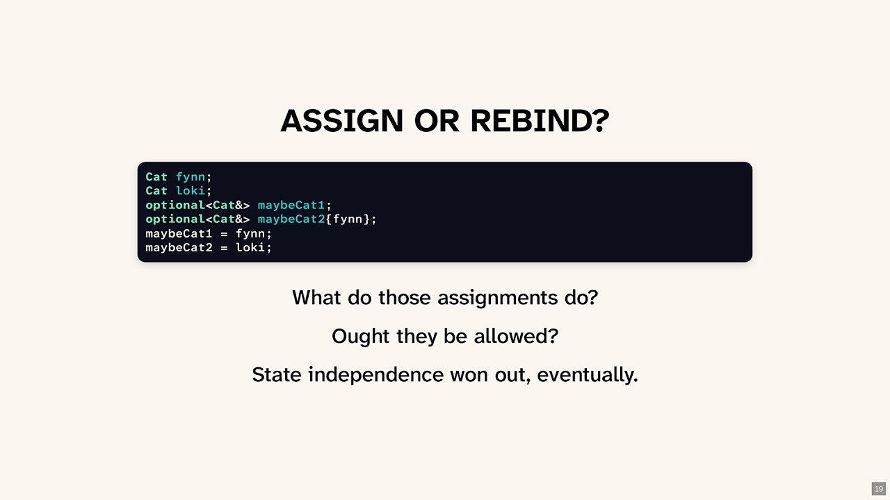 std::optional — Standardizing Optionals over References - A Case Study - Steve Downey - C++Now 2025