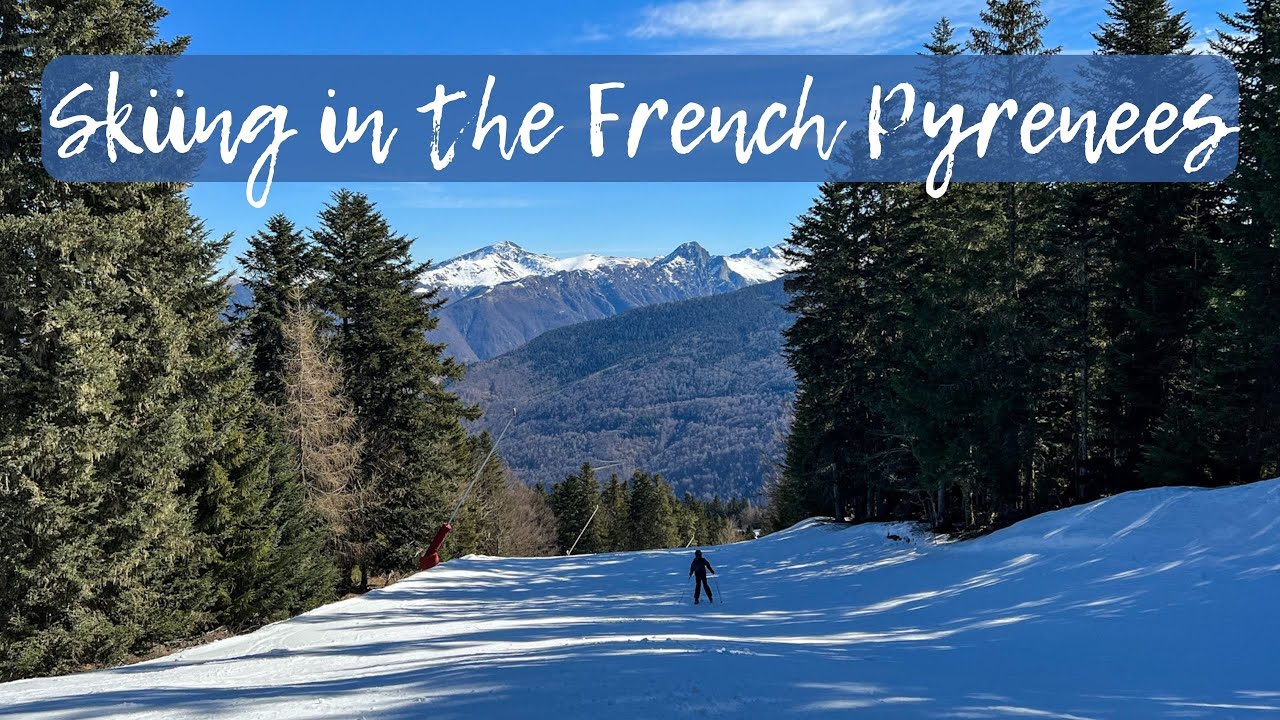 Skiing in the French Pyrenees