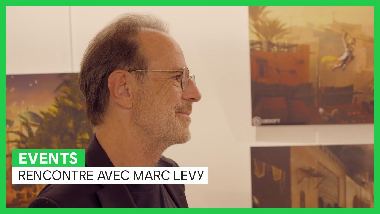 Rencontre avec Marc Levy à l'exposition L'Art d'Assassin's Creed Mirage