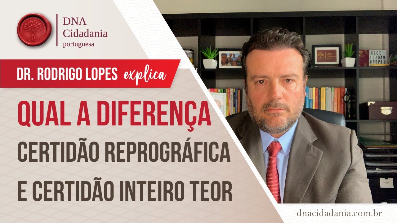 QUAL CERTIDÃO? Cópia reprográfica ou digitada? Tem diferença? DNA Cidadania Portuguesa