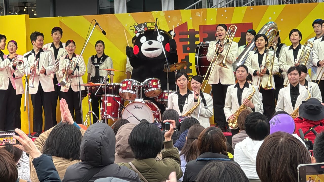 くまモンの華麗なるドラム捌きだモン！🥁