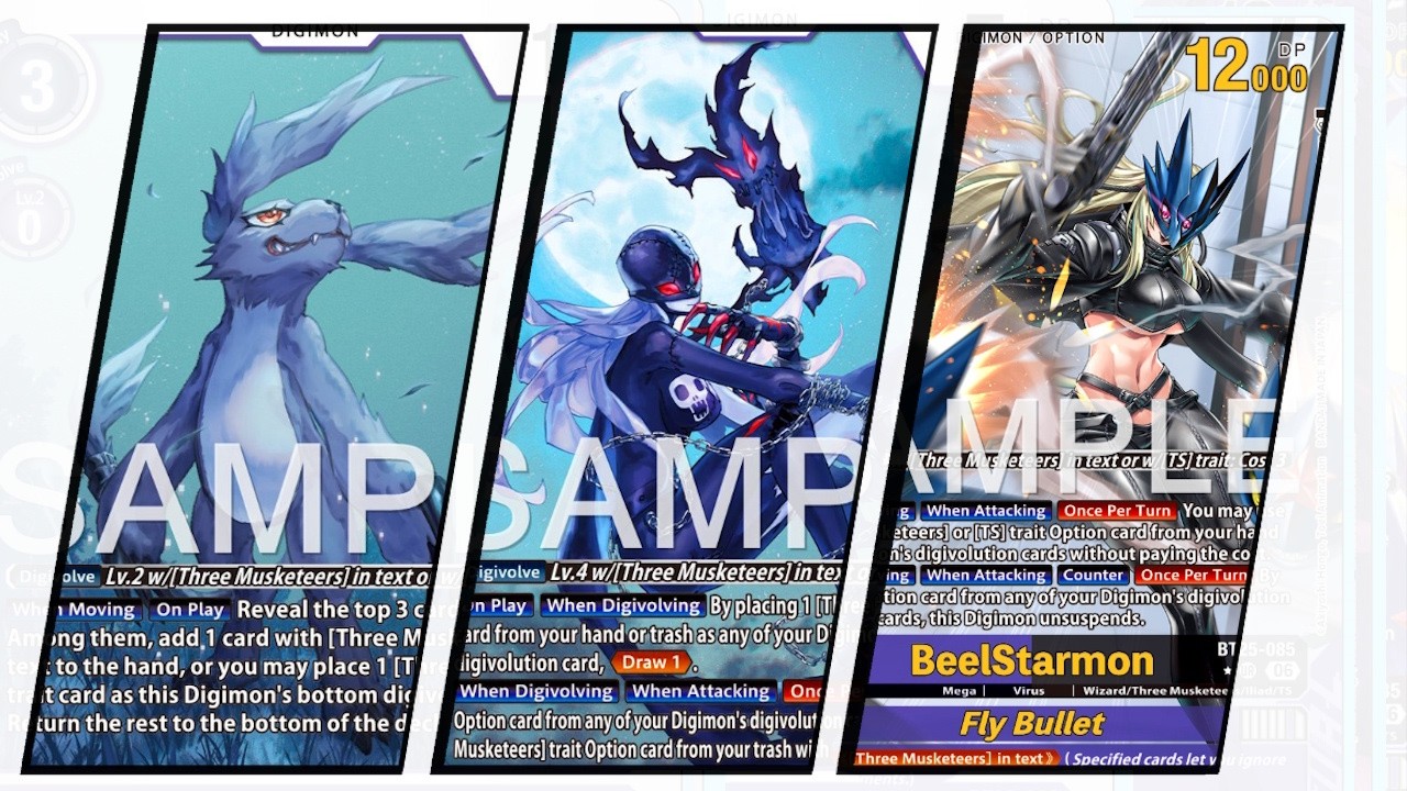 Профиль колоды Beelstarmon, занявшей 1-е место на локальном турнире! | Digimon TCG формат BT25