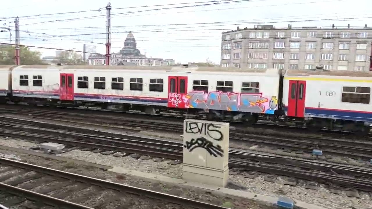 NMBS SNCB | M4 Rijtuige /Voiture | Noord - Zuid Tunnel | Brussel / Bruxelles | 2023 | Brttrainz | BE
