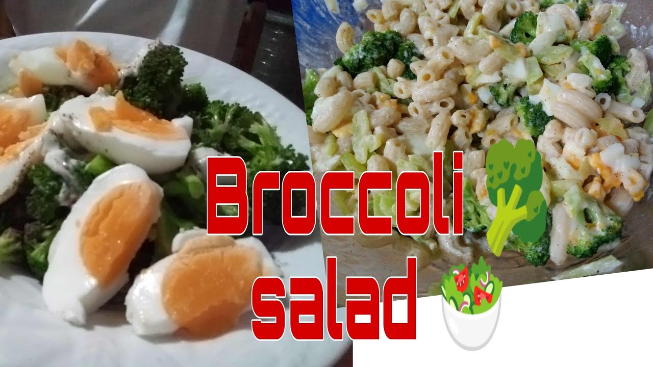 How to make; A simple, delicious and  healthy broccoli 🥦 salad 🥗 #broccolisalad #easyrecipe 