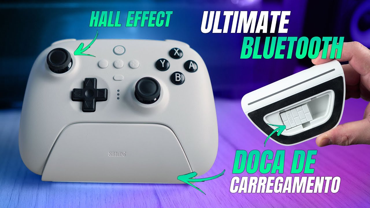Este Controle é INCRÍVEL - 8BITDO ULTIMATE BLUETOOTH