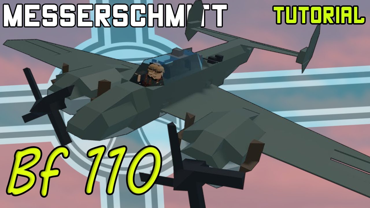 Messerschmitt Bf 110 | Plane Crazy - Tutorial