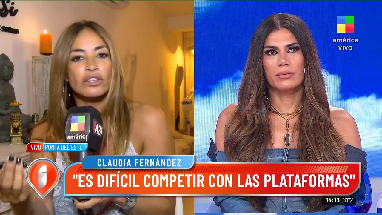 Claudia Fernández se mete en la guerra de las vedettes y habla de todo