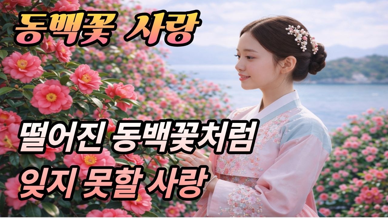 동백꽃 사랑🌺 한번 피면 지지 않는 그리움 (감성 정통트로트)#트로트#정통트로트#감성트로트#동백꽃#트로트신곡#한국트로트#K트로트#트로트명곡#트로트감성#koreantrot