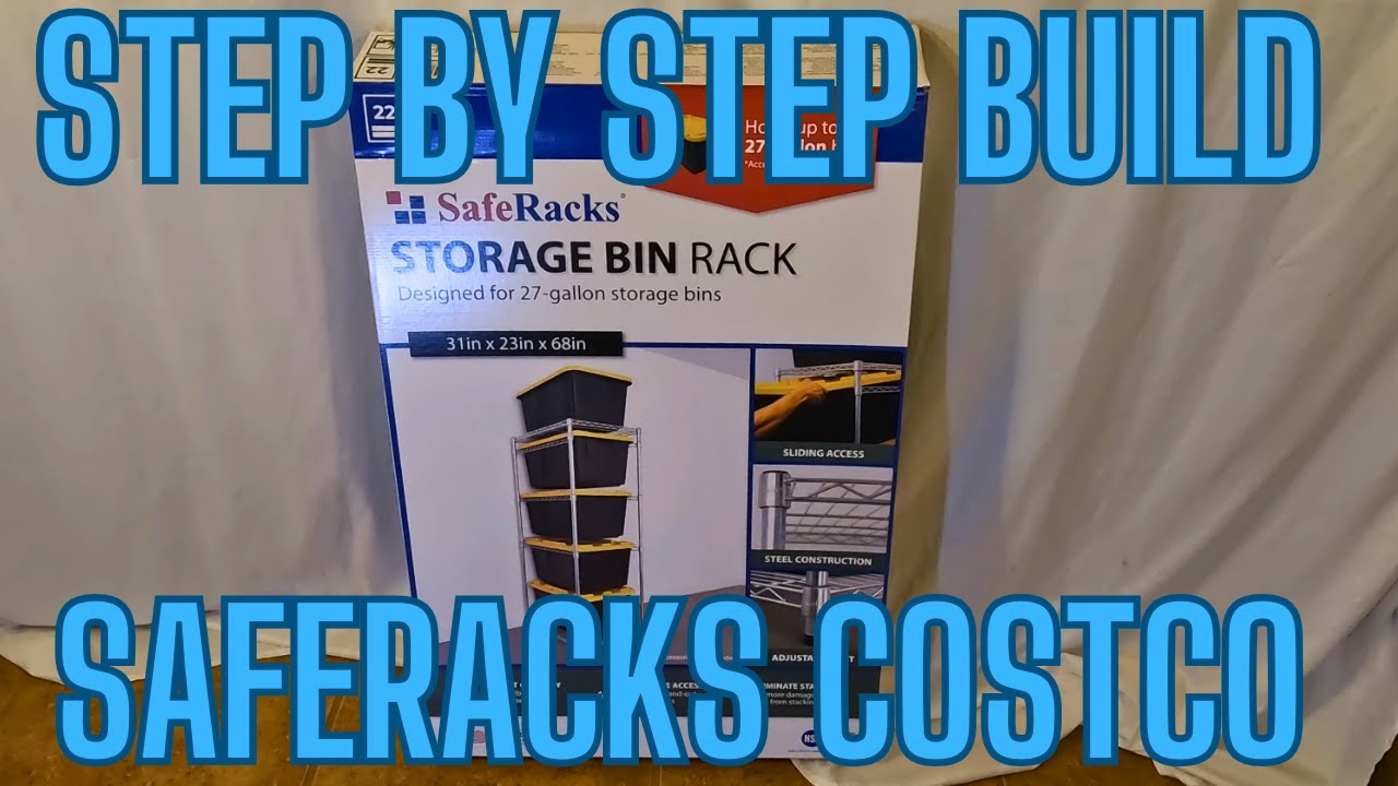 НОВИНКА! Подробная пошаговая сборка стеллажа SafeRacks Storage Bin Rack от Costco