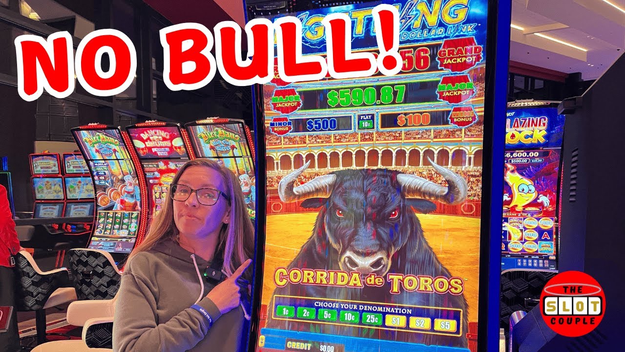 NO BULL! JUST AN INCREDIBLE SESSION! Playing 3 Different Lightning Link Slot Machines.